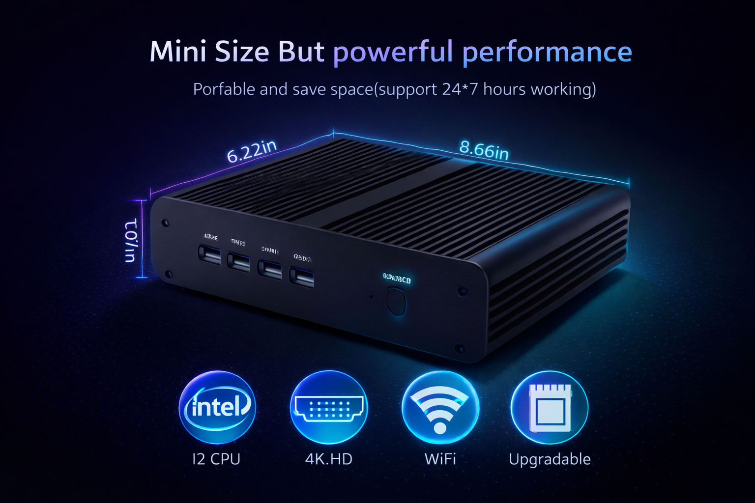 Mini PC Intel i7 Onboard
